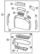 82206257 - Mopar Accessories - Component Parts: Center Console for Mopar Image