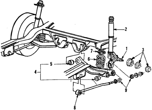 Rear Brakes for 1990 Ford Escort #1