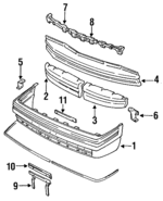 BR7150031A - Body: Bumper Cover for Mazda Image
