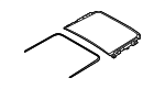 916046SA2A - Body: Rear Glass for Nissan Image