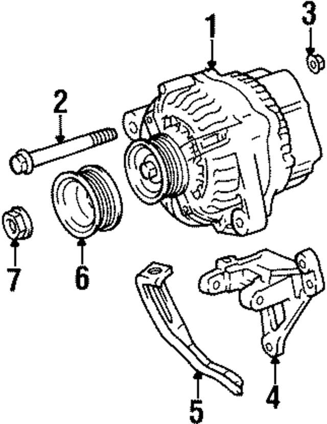 2741116211 - : Alternator Pulley for Toyota Image