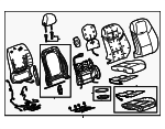 23313682 - Body: Seat Assembly for Cadillac: CTS Image