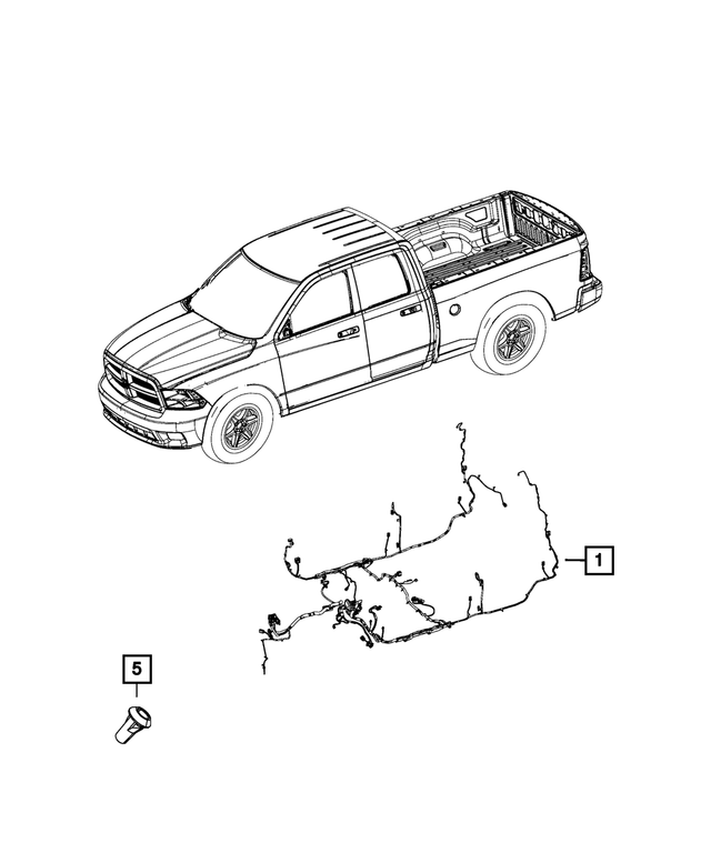 68240991AC - : Body Wiring for Mopar Image