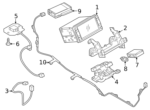 Navigation System for 2017 Mitsubishi Outlander Sport #0