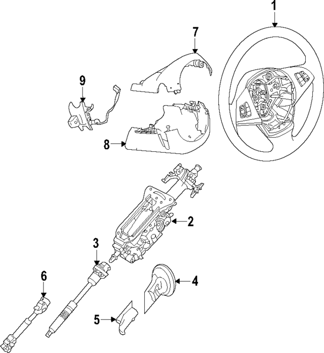 32306797911 - Steering: Steering Wheel for BMW Image