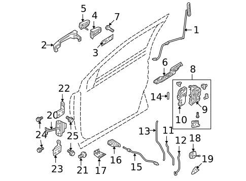 Keyless Entry Components for 2008 Ford Taurus X #0