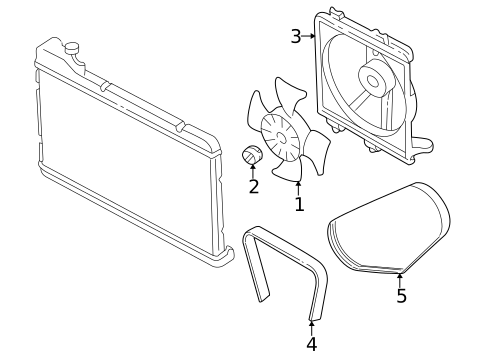 Belts for 1996 Subaru Impreza #0