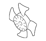 45121FA060 - Cooling System: Fan &amp; Motor for Subaru: Forester, Impreza Image