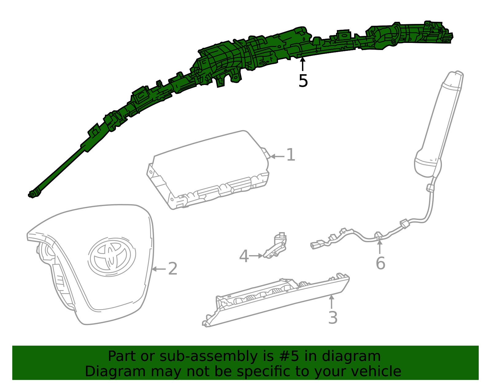 Curtain Air Bag 62180-62030 | OEM Parts Online