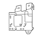 99145K5000 - Body: Blind Spot Radar Bracket for Hyundai Image