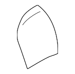 484643AN1C - : Steering Wheel Trim (Left) for Nissan Image