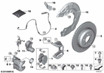 34206888831 - Brakes: Repair Kit, Brake Pads Asbestos-Free for BMW Image