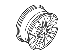 36116757042 - Suspension: Wheel, Alloy for BMW Image