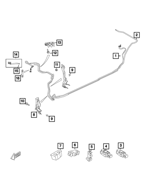Fuel Tubes for 2018 Fiat 124 Spider #0