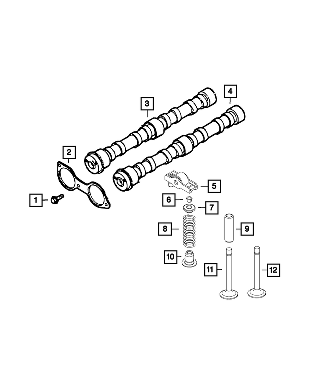 68113657AA - 3.0L Turbo Diesel; Engine: Hex Flange Head Bolt for Mopar Image