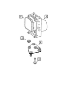 68050601AA - Service Brakes: Anti-lock Brake Control Unit for Dodge: Sprinter 2500, Sprinter 3500 Image