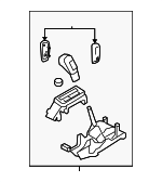 9T4Z7210AA - Body: Shifter Assembly for Ford: Edge Image