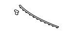 86357D9000 - Body: Hood Seal for Kia Image