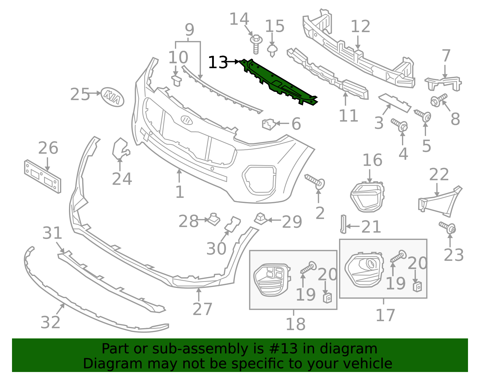 86361-D9000 - Kia Sight Shield 2017-2019 Kia Sportage | Performance ...