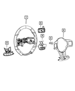 1VM831X9AF - Steering: Steering Wheel for Mopar Image