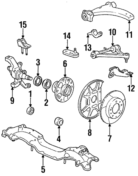 Front Suspension for 1987 Porsche 928 #0