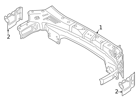 Rear Body for 2023 Hyundai Santa Fe #0