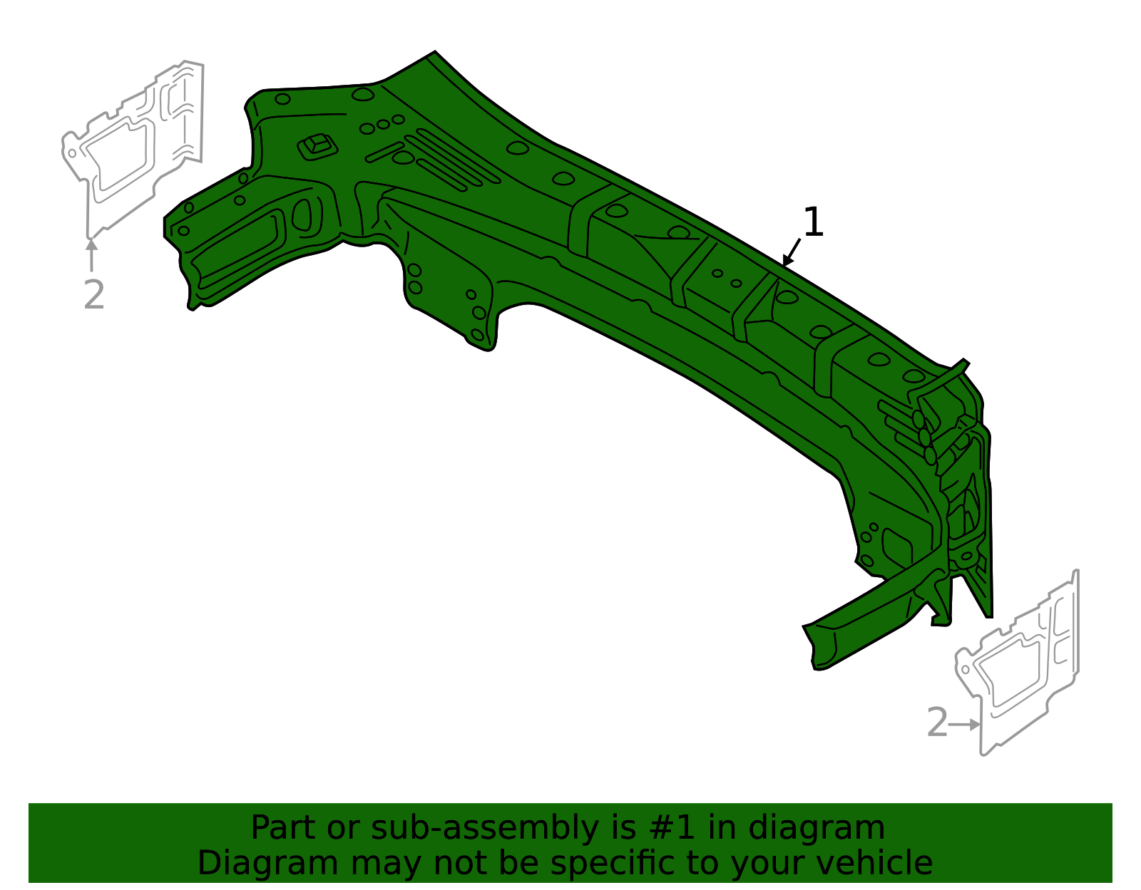 2021-2023 Hyundai Santa Fe Rear Body Panel 69100-S1600