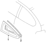 F4BZ5829710A - Body: Quarter Glass for Ford: Aspire Image