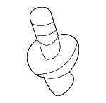 MS452357 - Body: Fender Liner Screw for Chrysler: Sebring | Dodge: Avenger, Stratus Image