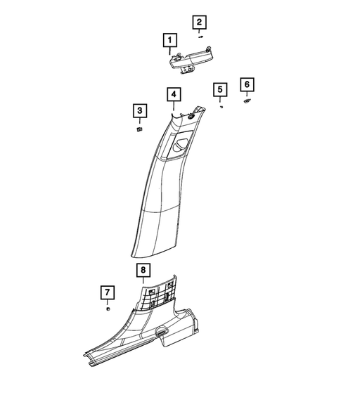 Panels - Moldings - Scuff Plates, Pillar, Cowl, 1/4 Panel Trim and Cargo Covers for 2022 Jeep Cherokee #4
