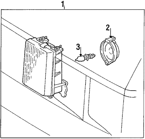 Fog Lamps for 1986 Toyota Van #0