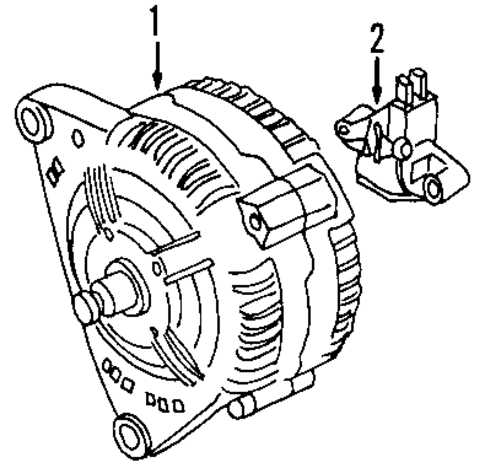 Alternator for 2005 Audi A4 #1