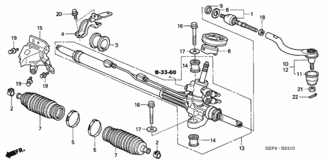 P.S. Gear Box for 2004 Acura TL #0