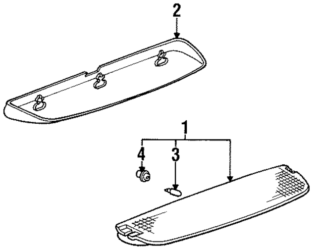63258357877 - Electrical: Stop Lamp Assembly for BMW Image