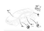 2469061500 - Electrical System: Speaker for Mercedes-Benz: B Electric Drive, B250e Image