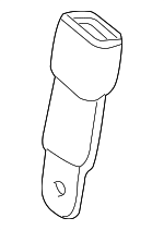 89023146 - : Buckle End for Buick: Rendezvous | Pontiac: Aztek Image