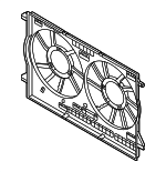 4M0121207 - Cooling System: Fan Shroud for Audi Image
