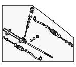 565003X200 - Steering: Steering Gear for Hyundai: Elantra, Elantra Coupe, Elantra GT, Veloster Image