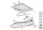 63217177070 - Lighting: Tail Light Right for BMW Image