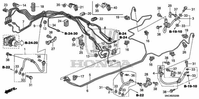 Brake Lines (VSA) for 2011 Honda Civic #0
