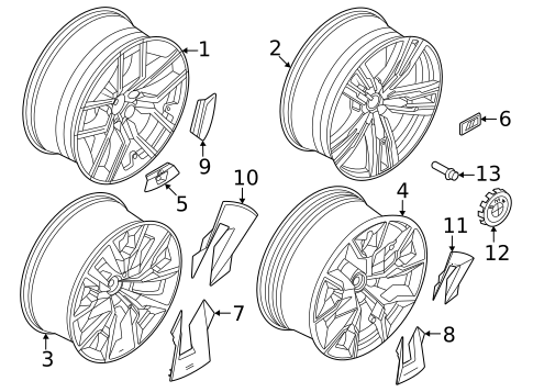 Wheels & Trim for 2026 BMW 750e xDrive #0
