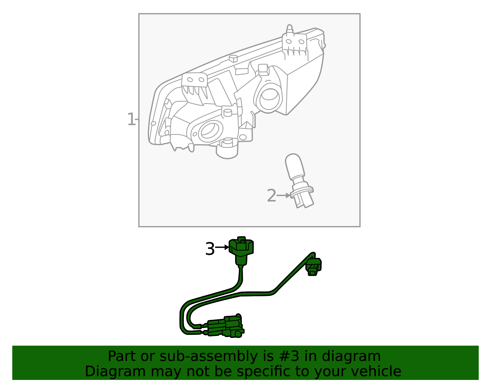 24070-9BU1A - Fog Light Wiring Harness 2022-2026 Nissan Frontier ...