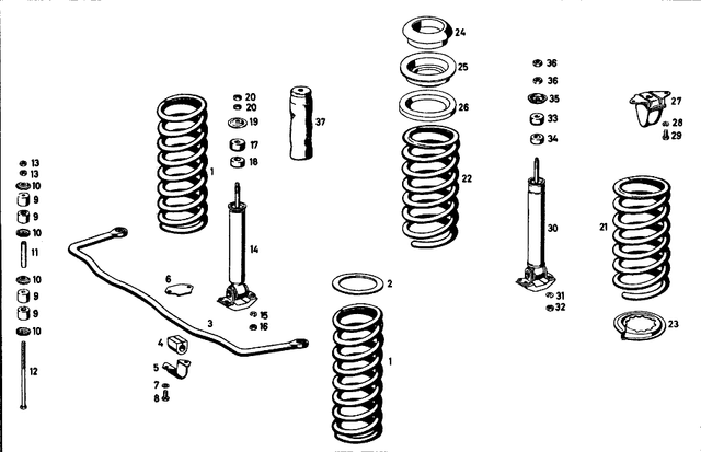 1203211404 - : Front Spring for Mercedes-Benz Image