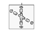 43710C096 - Suspension: U-Joint for Toyota Image