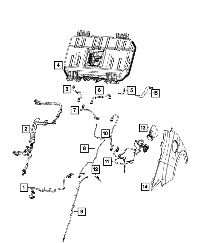 68287176AB - : Charge Port Housing for Mopar Image