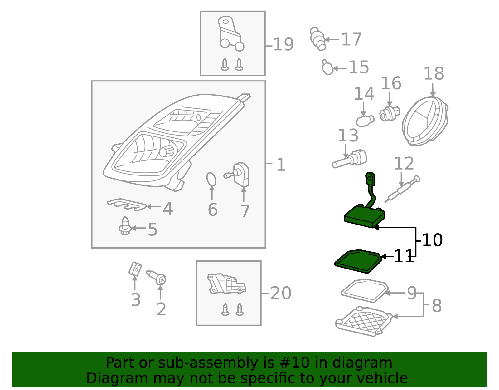 Genuine Official Toyota Computer Sub-Assembly part# 81107-30D31 for ...