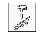 80A839019B4PK - Body: Handle, Inside for Audi Image