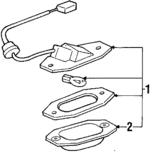 8127023090 - Electrical: License Lamp for Toyota: Cressida Image