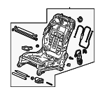 81526TE0A43 - Body: Seat Frame for Honda: Accord Image