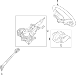 563103V750 - : Steering Column for Hyundai Image